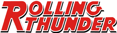 Rolling Thunder logo for NES